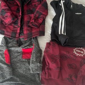 Toddler boys jackets, sweaters